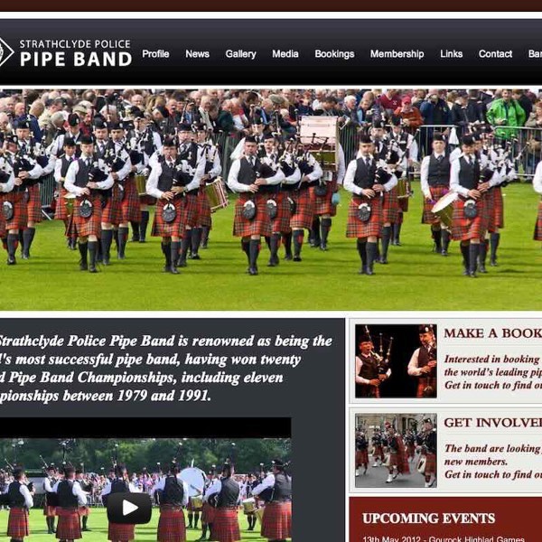 police scotland & federation pipe band