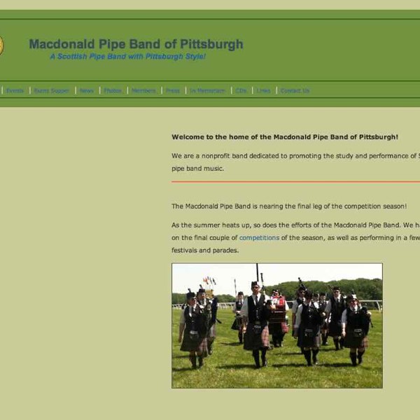 macdonald pipe band of pittsburgh