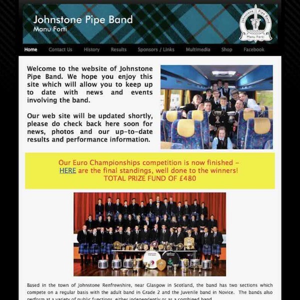 johnstone pipe band