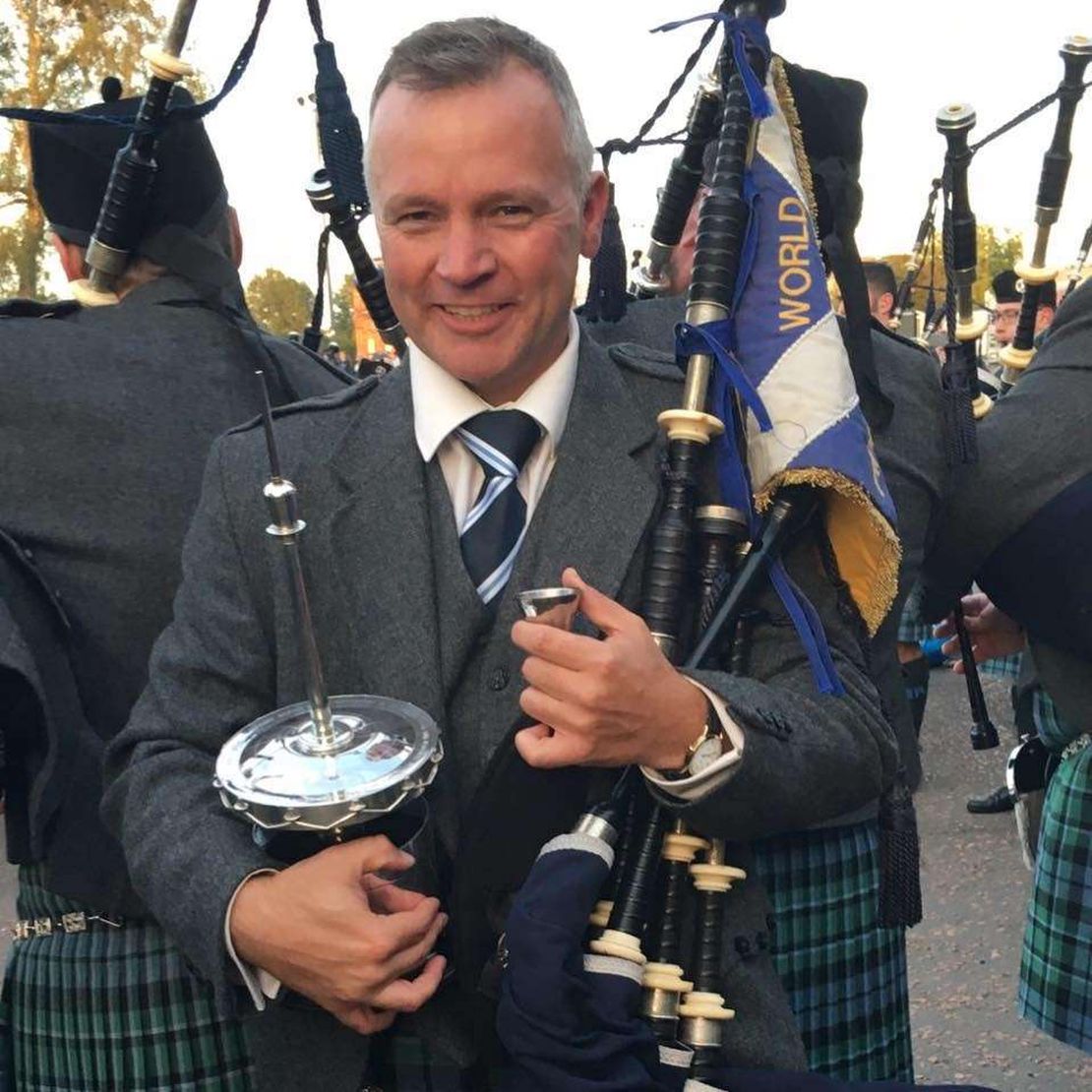 American Bagpiper