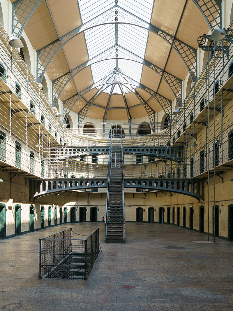 Kilmainham Gaol in Dublin receives its first prisoners