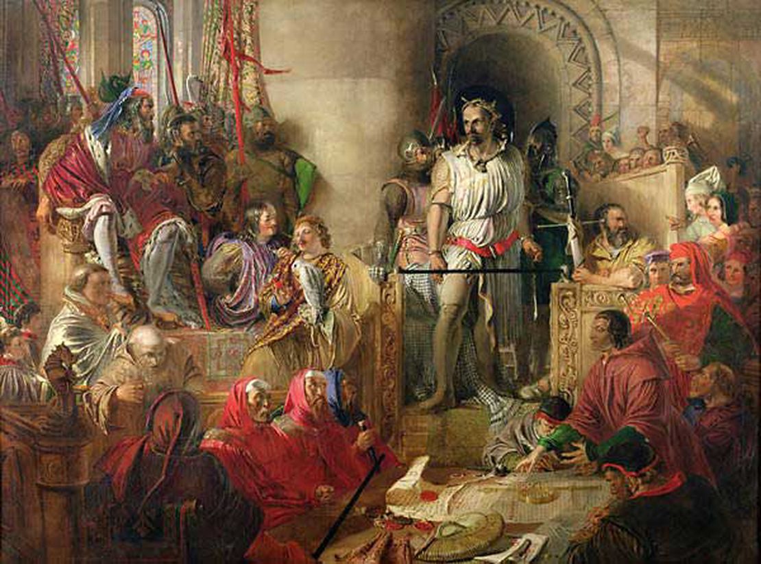 William Wallace betrayed and captured by the English.