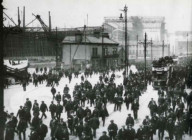 Harland & Wolff Shipyard founded - built the RMS Titanic