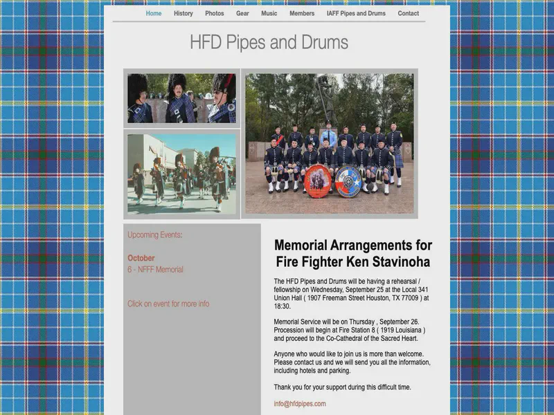 Website preview for www.hfdpipes.com